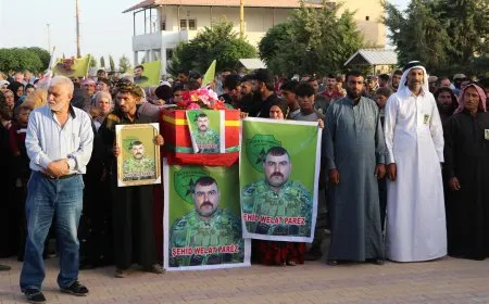تشييع جثمان المقاتل من قوات الكوماندوس ماهر عبد الله إلى مثواه الأخير