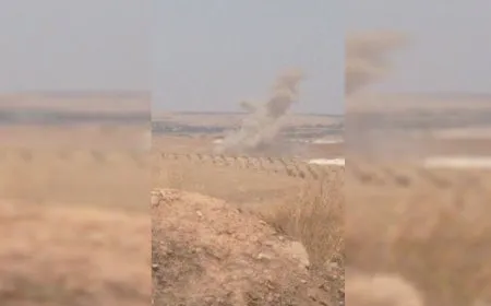 قصف مدفعي تركي على ريف مقاطعة منبج