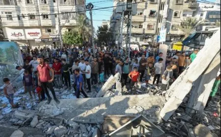 مقتل 16 شخصاً وإصابة العشرات في قصف إسرائيلي على غزة