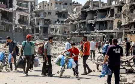 فرار آلاف الفلسطينيين نتيجة الهجمات الإسرائيلية الموسّعة على غزة