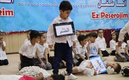 اختتام فعاليات مهرجان السلام الخامس للطفولة في مقاطعة الطبقة