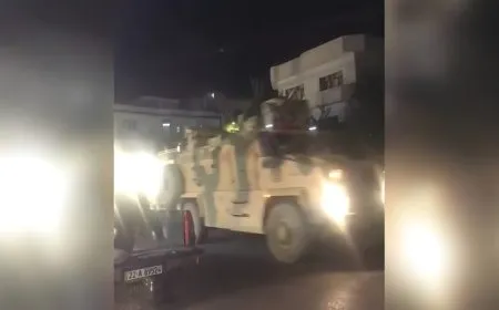 قافلة مدججة بالأسلحة الثقيلة تتوجّه إلى منطقة شيلادزي جنوب كردستان