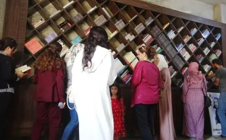افتتاح مكتبة باسم الشهيد الصحفي مصطفى محمد في عين عيسى