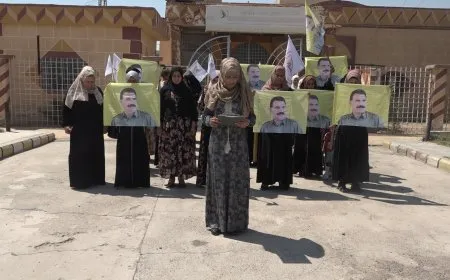 تجمّع نساء زنوبيا يدين استمرار العزلة المطلقة على القائد عبد الله أوجلان
