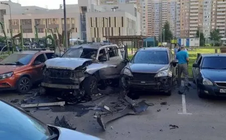 إصابة امرأة ورجل بانفجار سيارة في روسيا
