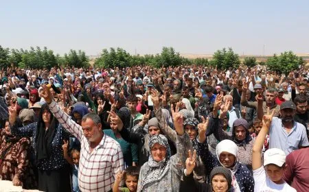 تشييع جثمان مقاتل قوات تحرير عفرين في الشهباء