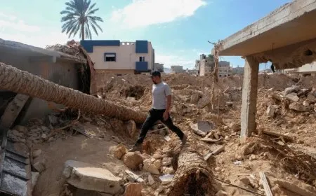 محكمة ليبية تقضي بسجن 12 مسؤولاً على خلفية الفيضانات المدمرة في درنة