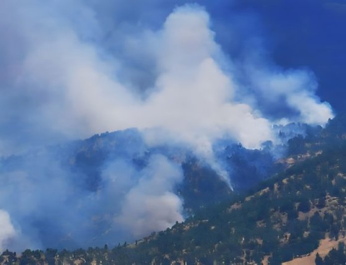 حرائق تلتهم جبال دهوك نتيجة القصف التركي 