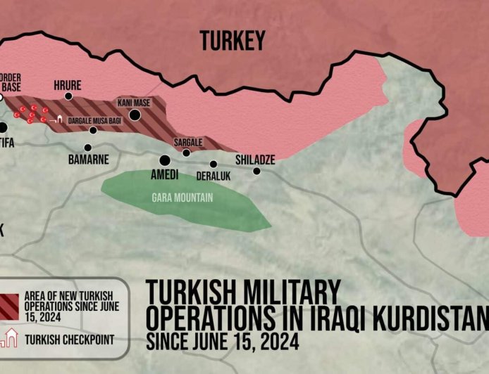 منظمة: الهجمات التركية على جنوب كردستان تهجّر 184 عائلة