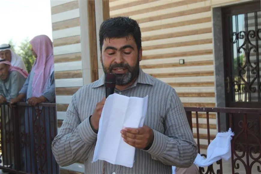 تشييع جثمان مقاتل لقسد في تل تمر