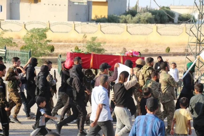 أهالي منبج يشيعون الشهيد يوسف العبد إلى مثواه الأخير