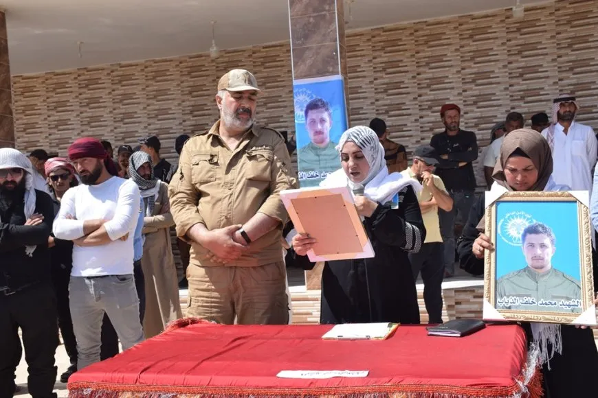جثمان عضو لقوى الأمن الداخلي يوارى الثرى في الشدادي 