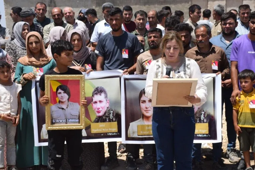 أهالي الفرات يقدّمون واجب العزاء لذوي مقاتلة في قوات HPG