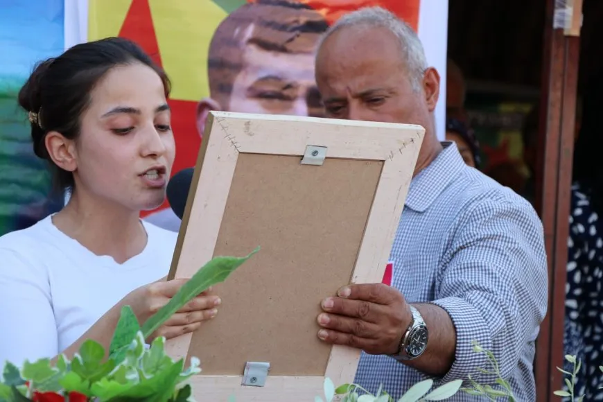 مراسم غيابية للمقاتل من  قوات الدفاع الشعبي جانفدا عفرين