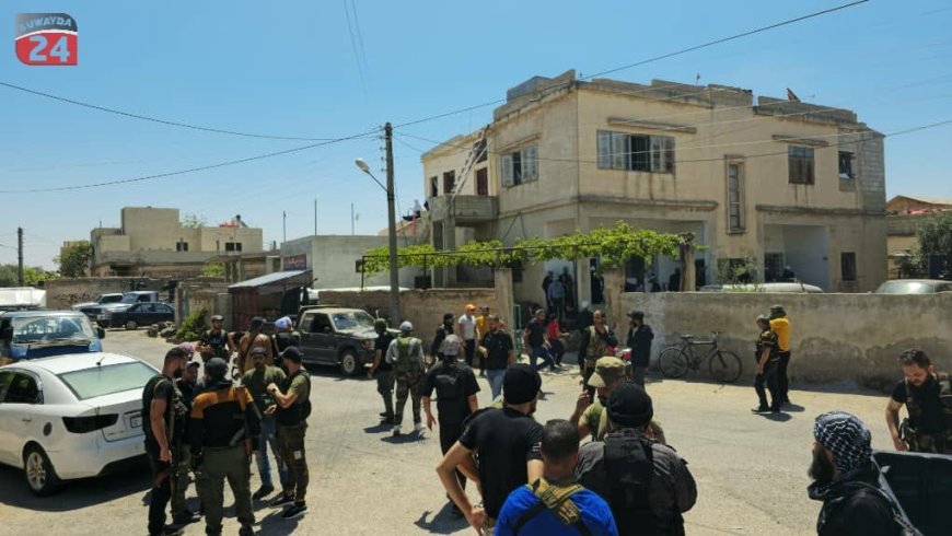 احتجاز 5 من قوات حكومة دمشق بينهم ضباط وصف ضباط وشرطة