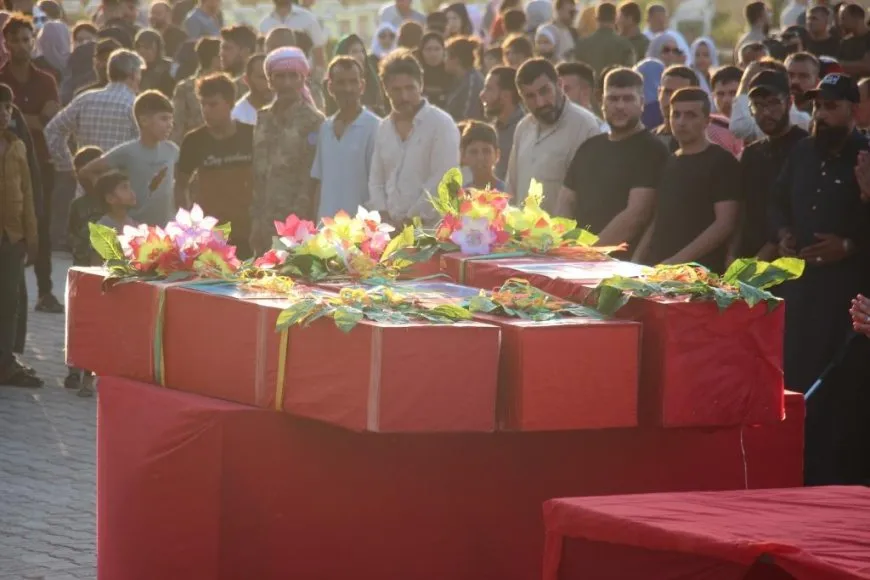 أهالي منبج في تشييع 3شهداء : نقف وقفة عز لنؤكد بأننا بوحدتنا وتكاتفنا سنحمي أرضنا