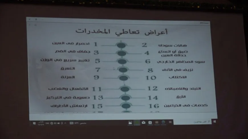 محاضرة حول مخاطر المخدرات وسبل مكافحتها