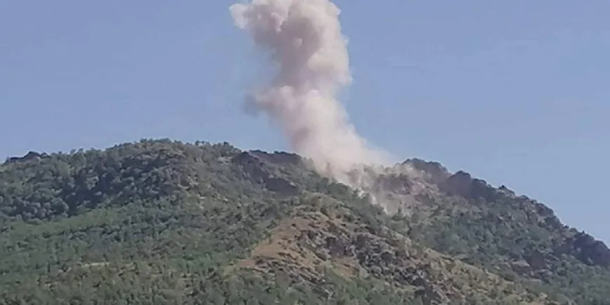 La ocupación turca bombardea las cercanías de un pueblo en Duhok