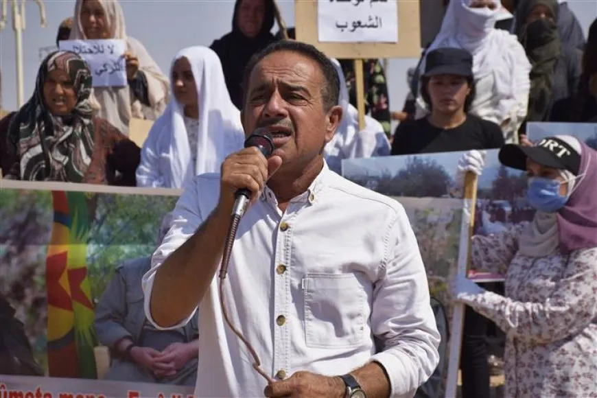 مسيرة جماهيرية داعمة للكريلا ضد جيش الاحتلال التركي