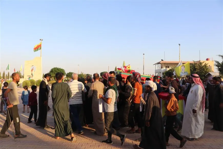 تشييع جثمان الشهيد عماد مطر في الحسكة