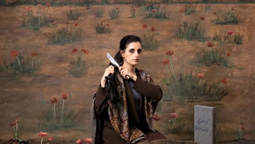 لوحة تجسّد نضال المرأة في إيران تحصد جائزة دولية