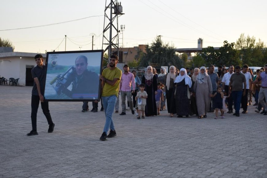 استذكار الشهيد الصحفي مصطفى شكري في مدينة كوباني