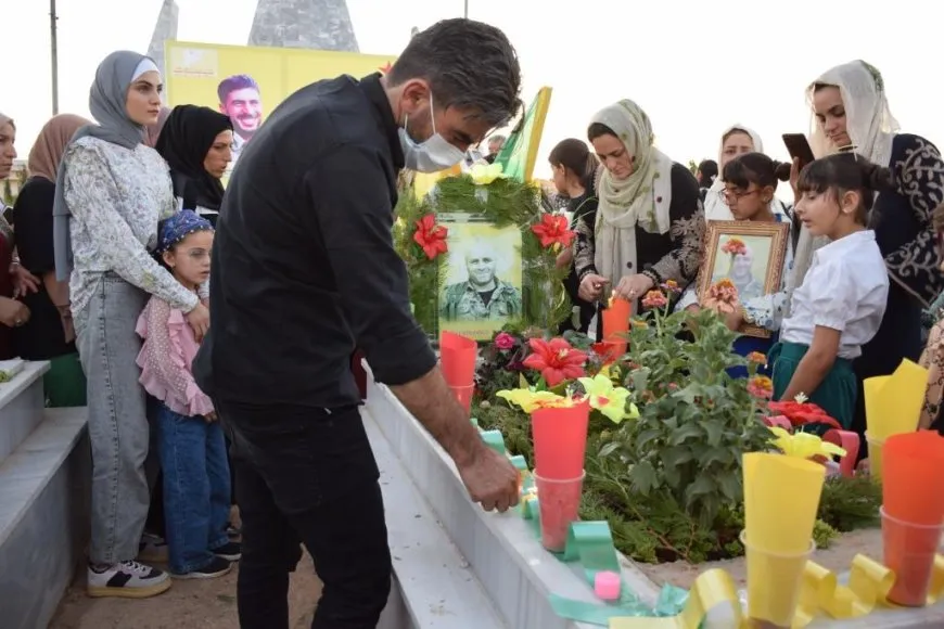 استذكار الشهيدين كندال روج آفا وبرخدان موش في كوباني
