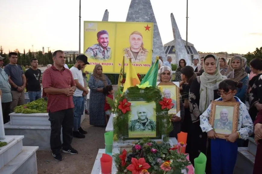 استذكار الشهيدين كندال روج آفا وبرخدان موش في كوباني