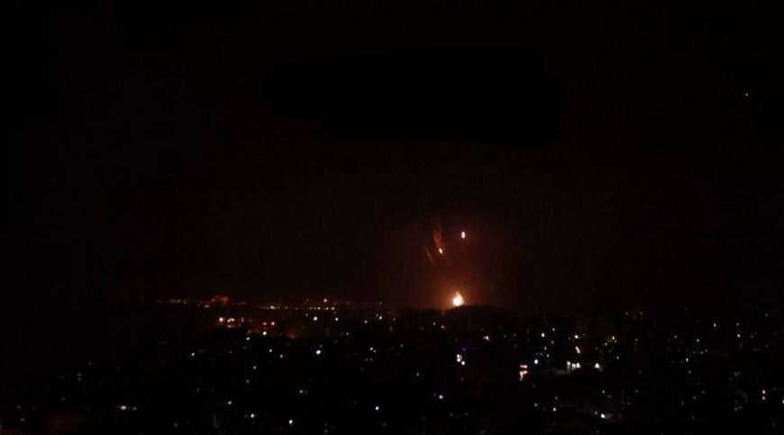 قصف إسرائيلي على ريف درعا جنوب سوريا 