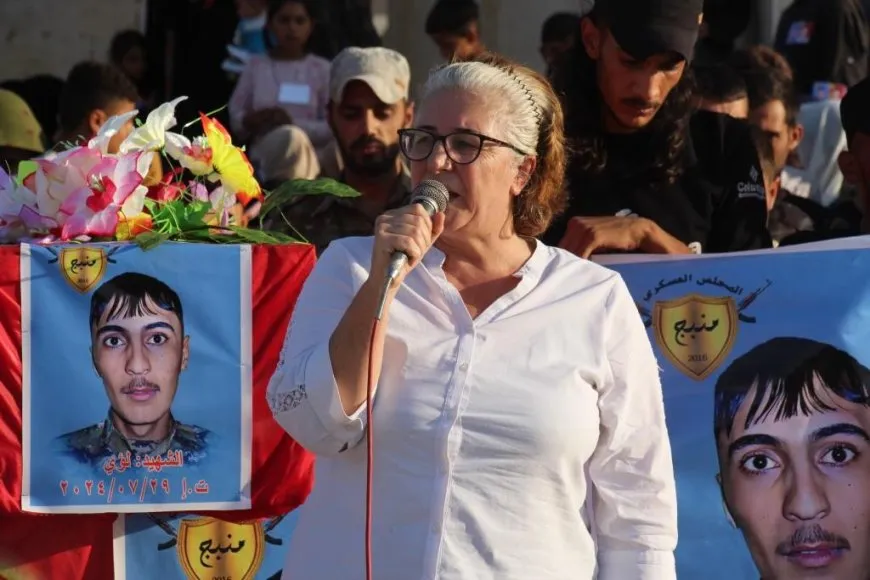 مراسم لشهيدين من مجلس منبج العسكري و HPG