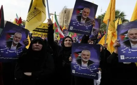 بدء مراسم تشييع جثمان إسماعيل هنية