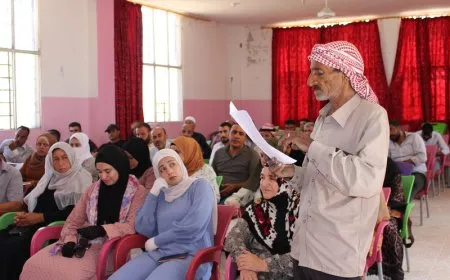 بلدية تل براك تطلِع الأهالي على أعمالها وتستمع لمقترحاتهم