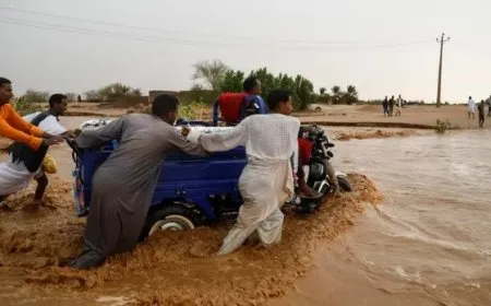 مصرع 17 شخصاً وانهيار آلاف المنازل جراء أمطار غزيرة في السودان