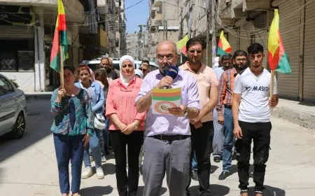 استنكار لجرائم ومجازر حكومة دمشق وتأكيد على دعم قسد