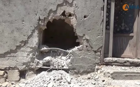 استيقظت على صوت قذيفة سقطت على منزلها