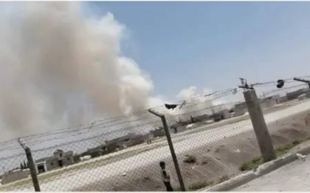 قصف يستهدف محيط معبر أبو الزندين