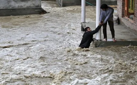 ضحايا جراء الأمطار الغزيرة والفيضانات شمال اليمن