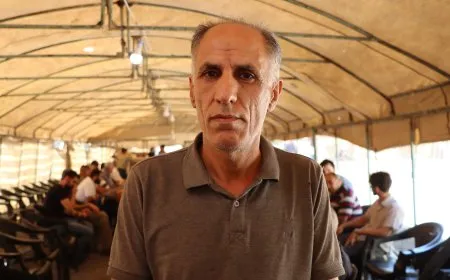 من تحت خيمة عزاء زوجته ونجله.. تجديد الوعد بالنضال
