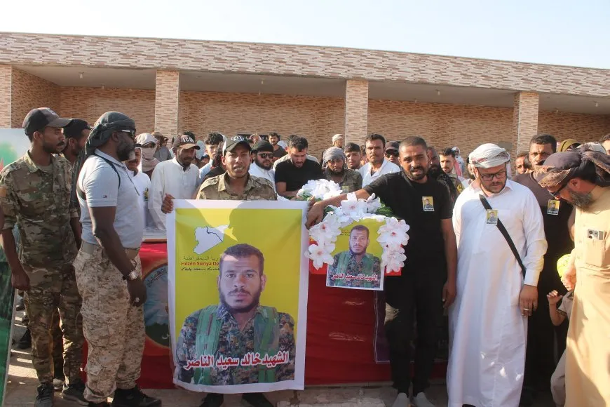 تشييع جثمان الشهيد خالد الناصر إلى مثواه الأخير في تل كوجر