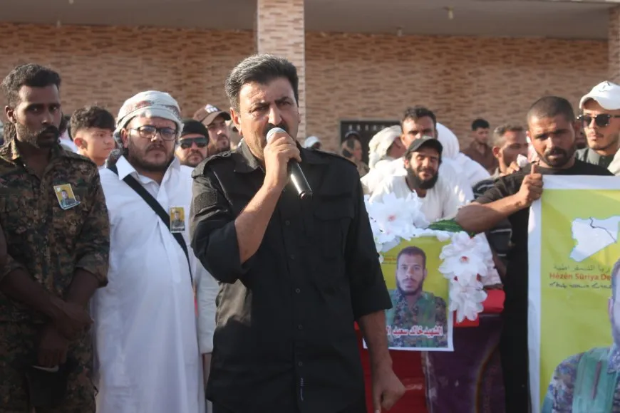 تشييع جثمان الشهيد خالد الناصر إلى مثواه الأخير في تل كوجر