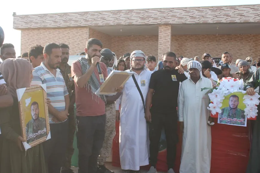 تشييع جثمان الشهيد خالد الناصر إلى مثواه الأخير في تل كوجر