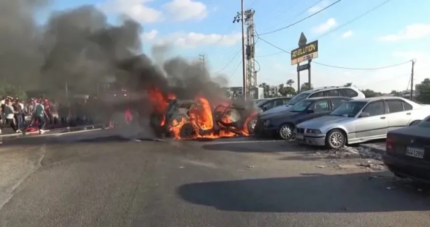 إصابة مواطن نتيجة تبادل القصف بين حزب الله وإسرائيل في جنوب لبنان