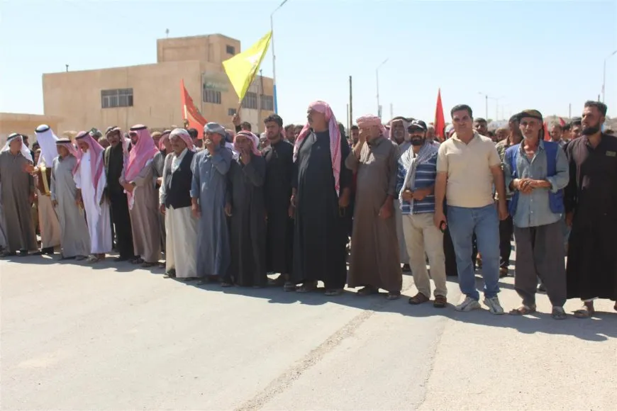 فعاليات منددة بالجرائم التي ترتكبها قوات حكومة دمشق وما يسمى "بالدفاع الوطني"