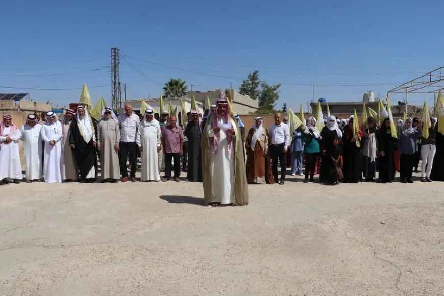 فعاليات منددة بالجرائم التي ترتكبها قوات حكومة دمشق وما يسمى "بالدفاع الوطني"