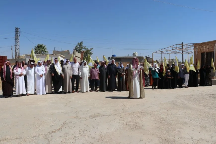 فعاليات منددة بالجرائم التي ترتكبها قوات حكومة دمشق وما يسمى "بالدفاع الوطني"