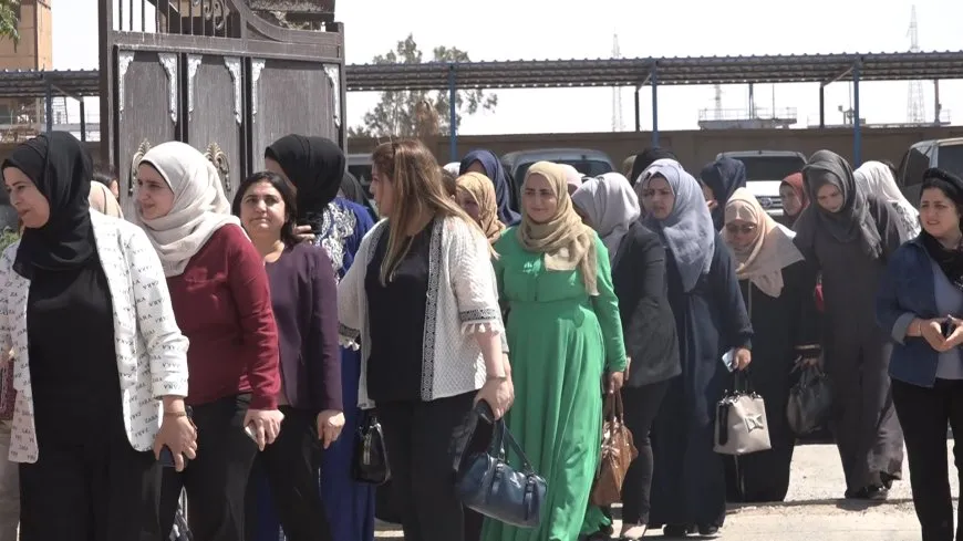وفد نسائي يزور مقاطعة دير الزور عقب هجمات استهدفت المقاطعة