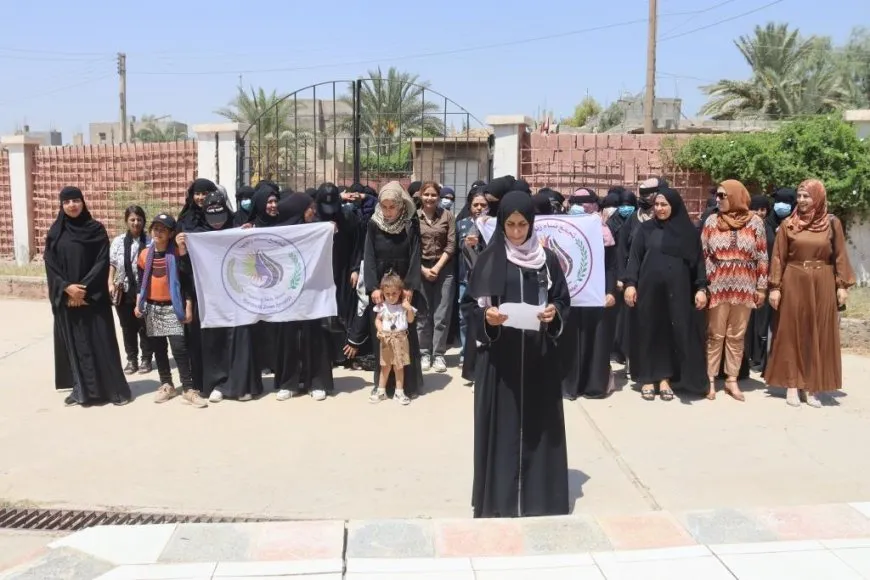 وفد نسائي يزور مقاطعة دير الزور عقب هجمات استهدفت المقاطعة