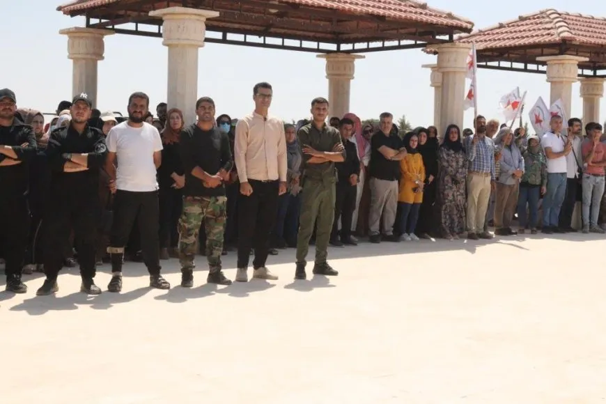 تشييع جثمان عضو قوى الأمن الداخلي الشهيد غزال الشيخ
