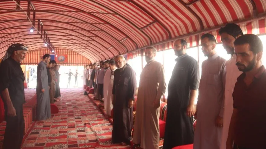  تقديم واجب العزاء لذوي عضو قوى الأمن الداخلي غزال الشيخ