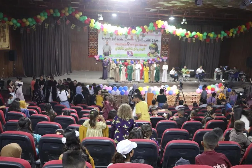 اختتام المهرجان التاسع للأطفال في الحسكة بتقديم عروض فنية 